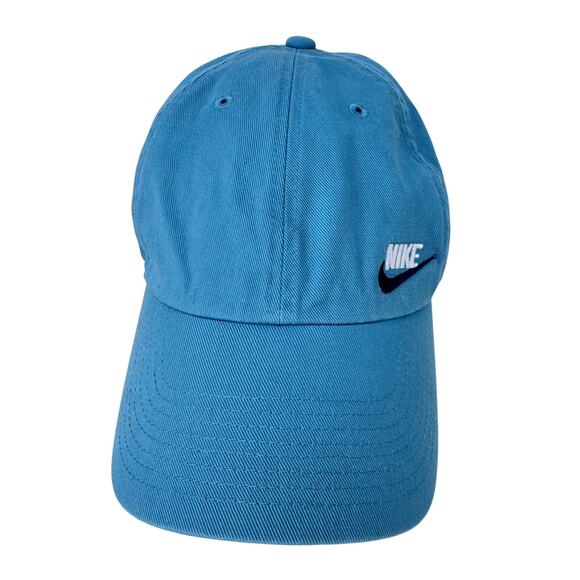 Nike Sportswear Heritage86 Cap Metalbelt Buckle Back Sweat-Wicking Blue Mens OS - Picture 5 of 9